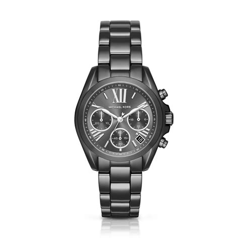 michael kors mini bradshaw gunmetal watch|Michael Kors access smartwatch bradshaw.